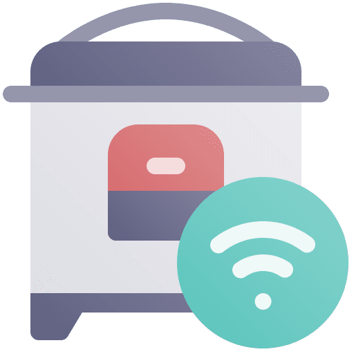 Rice cooker electronics internet of things rice icon