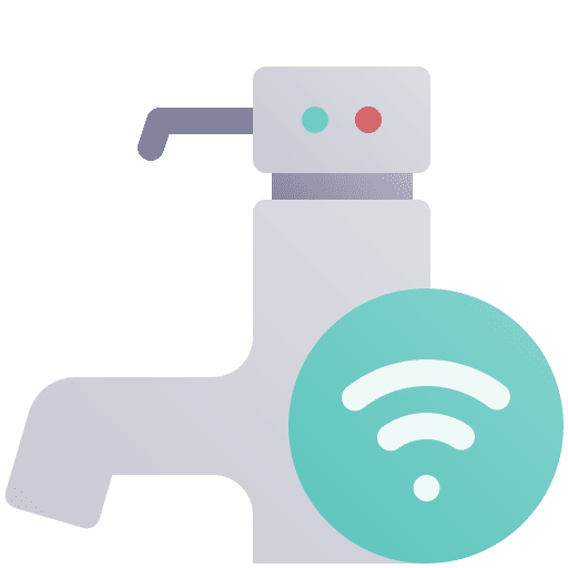 Tap water tap wifi smart home icon