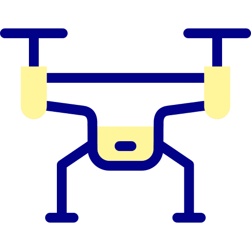 Drone electronics camera technology icon