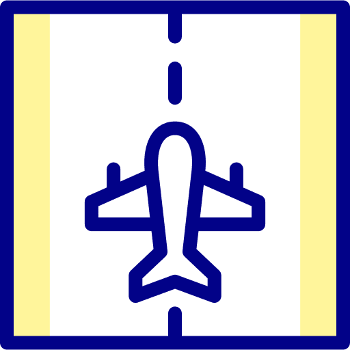 Runway airport travel runway icon
