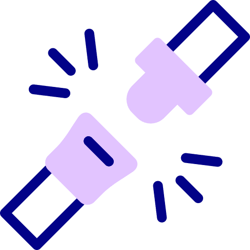 Seat belt seat belt transportation security icon