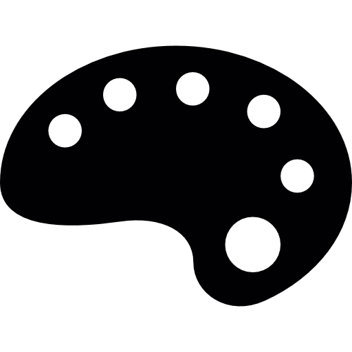 Paint palette art paint palette icon