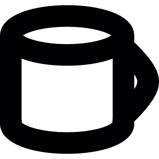 Round cup tea refreshment drink icon