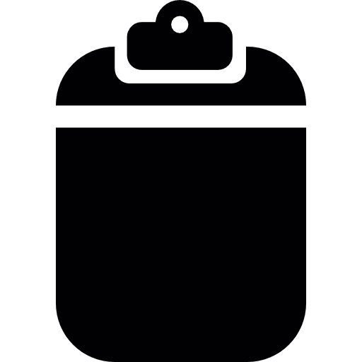 Clipboard business file organizer icon