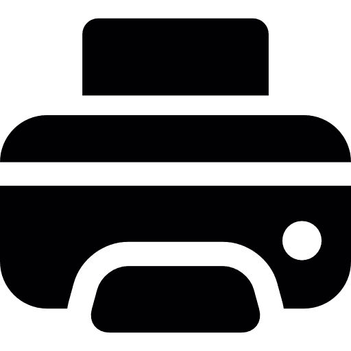 Printer picture technology paper icon