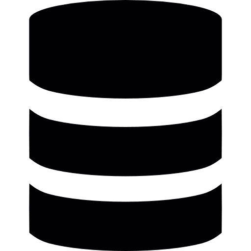 Database databases information technology icon