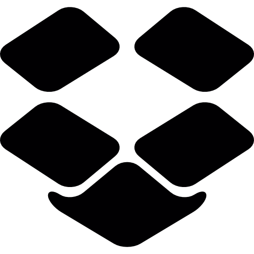 Dropbox symbol network share logotype icon