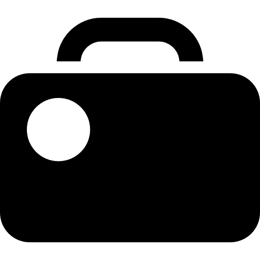 Luggage travelling baggage travel icon