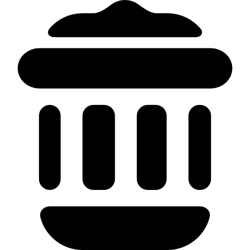 Recycle bin trash bin interface recycling icon