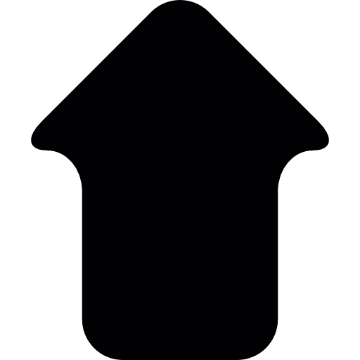 Up pointer arrow directional direction arrows icon