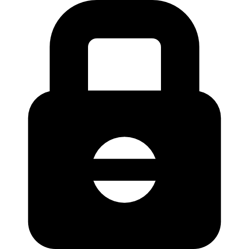 Blocked closed locked security icon