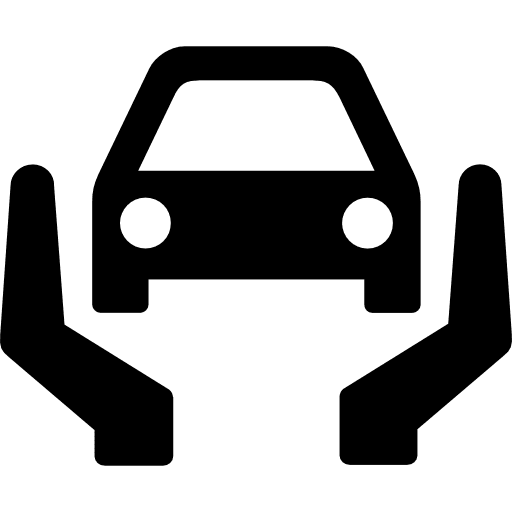 Car insurance security secure transport icon