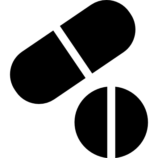 Tablet and pill medicines medical pharmacy icon