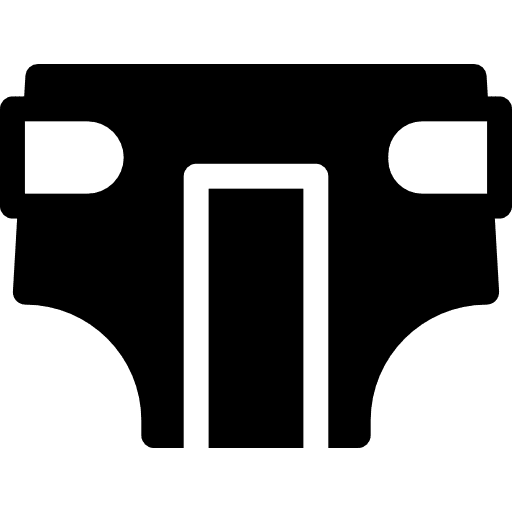 Adult diaper medical health care healthy icon