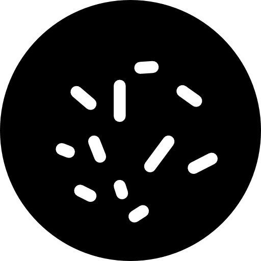 Bacterias view medical medicine virus icon