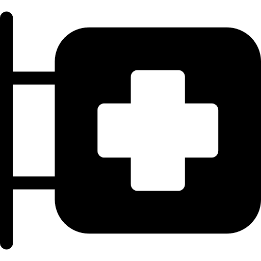 Hospital sign cross hospitals medical cross icon