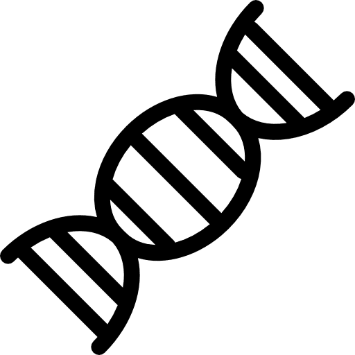Dna code genetic medicines biology icon