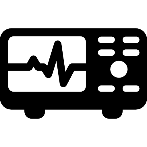 Electrocardiogram medical health care cardiogram icon