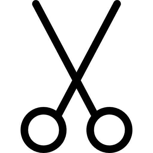 Hospital clamp operation scissors operations icon