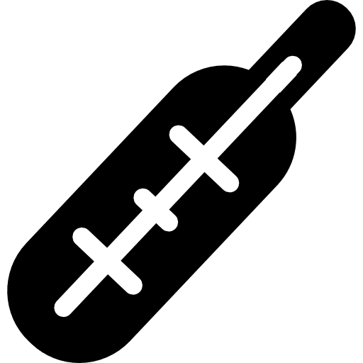 Medical thermometer medical degrees measurement icon