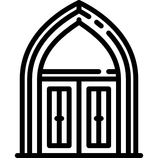 Church door access christian christianity icon