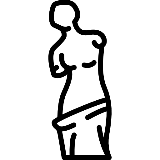 Milo venus classical sculpture monument icon