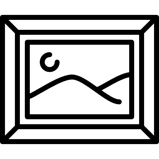 Picture on frame painter painting art icon