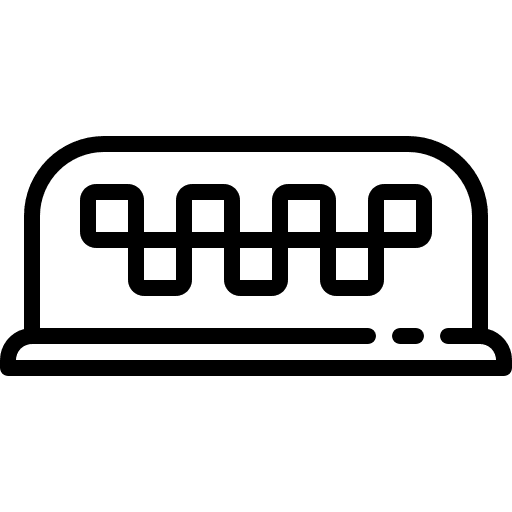 Taxi checkers automobile vehicle taxis icon