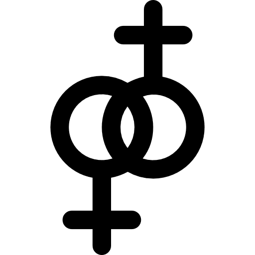 Gender woman feminine symbol icon