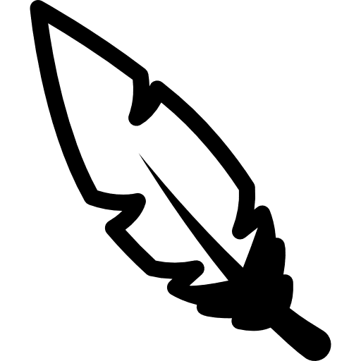 Feather ornament tool animals icon