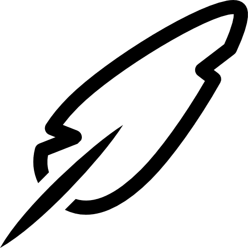 Feather sensitive bird feathers icon