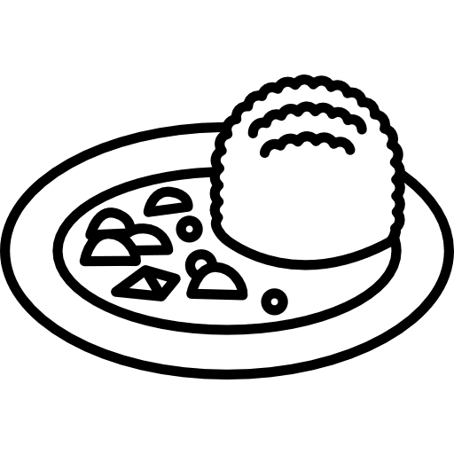 Kare raisu japanese food asian food icon