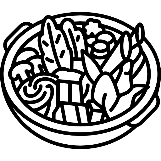 Nabe food japan oriental icon