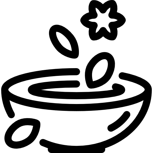 Foot bath feet hygiene bathing icon