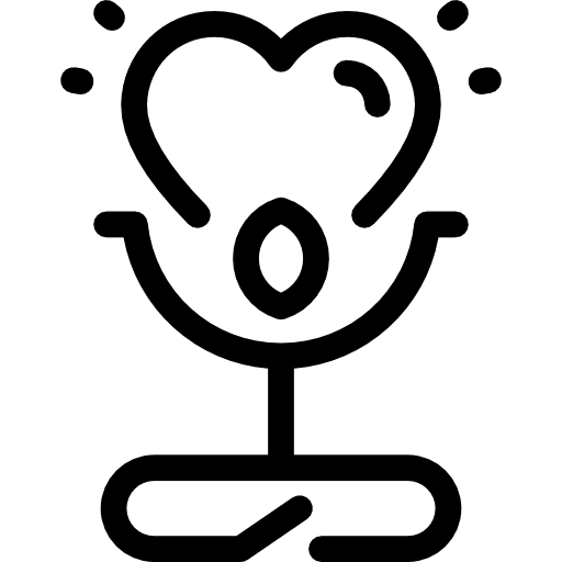 Love yourself yoga oriental lotus position icon