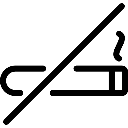 No smoking smoke cigar shapes icon