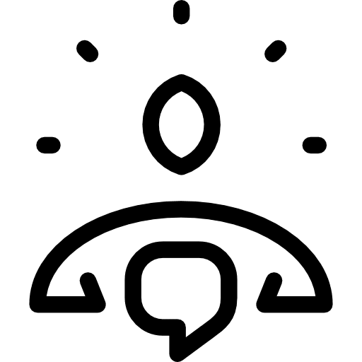 Social stick man people chatting icon