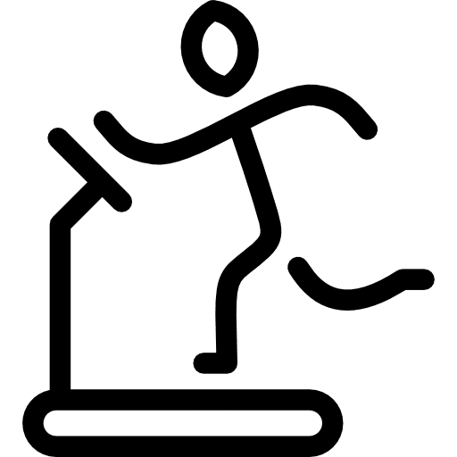 Training running people sport icon