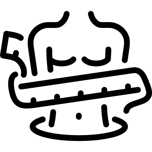 Weight loss weights health care ruler icon