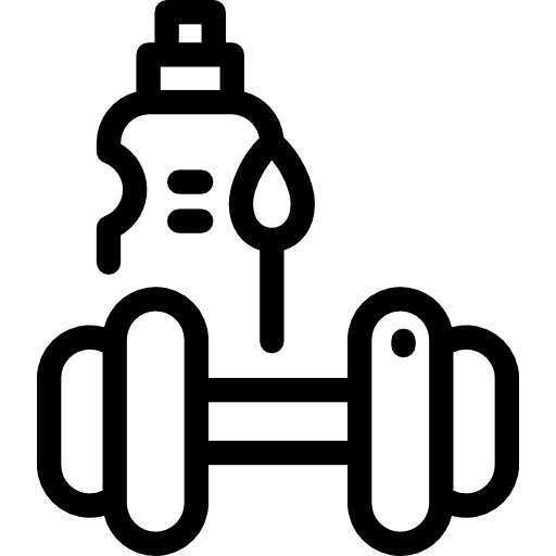 Fitness sport weight gym icon