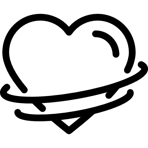 Heart lover lovely shapes icon