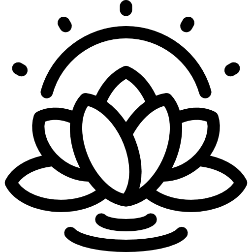 Lotus oriental sun asian icon