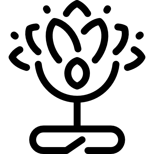 Meditation yoga mindfulness stick man icon