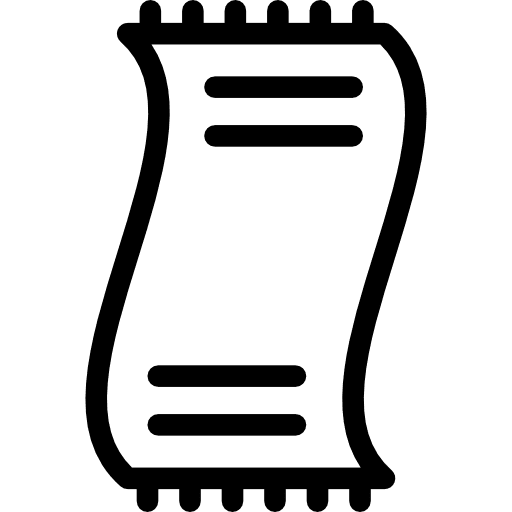 Towel medical shower hygienic icon