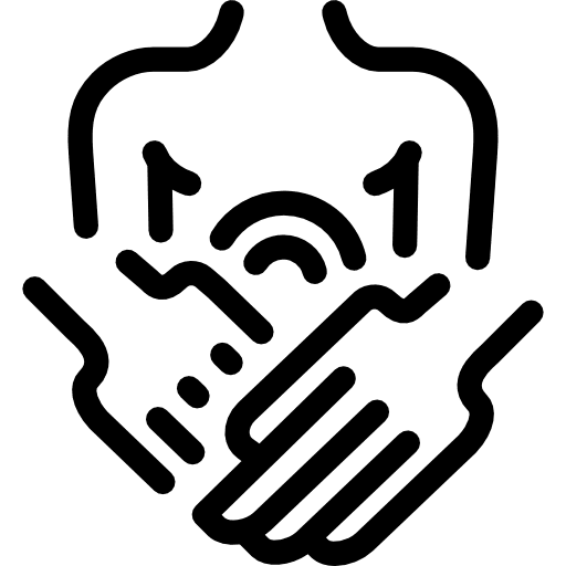 Massage therapy relaxing spa icon