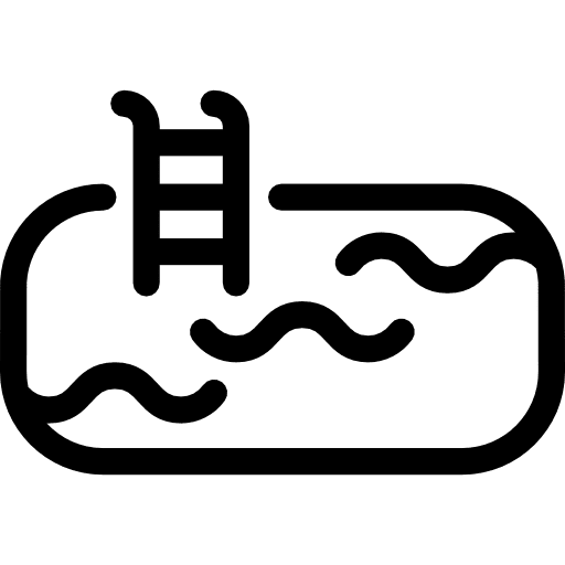 Pool ladder gymnasium swimming pool icon