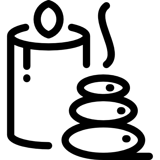 Spa tools light relax medical icon