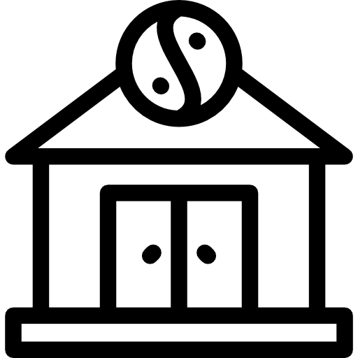 Spa salon building buildings relaxing icon