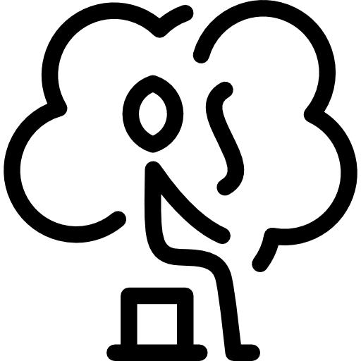 Sauna spa relaxing stick man icon