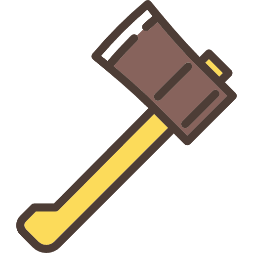 Axe axe equipment construction icon